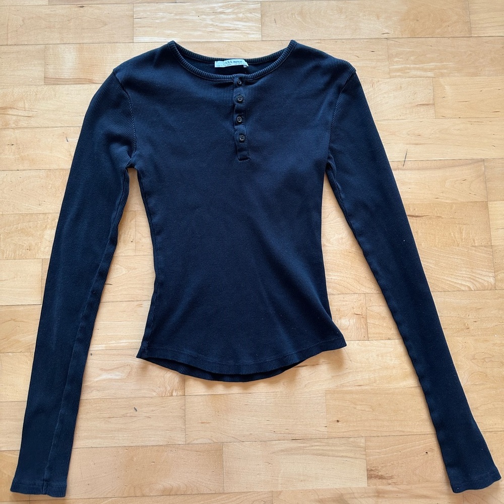 Zara Ribbed Long Sleeve